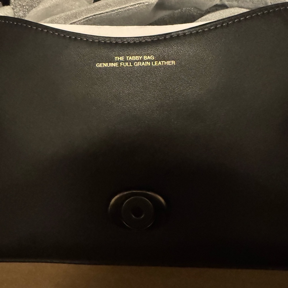Coach Black Leather Shoulder Bag - Picture 10 of 11